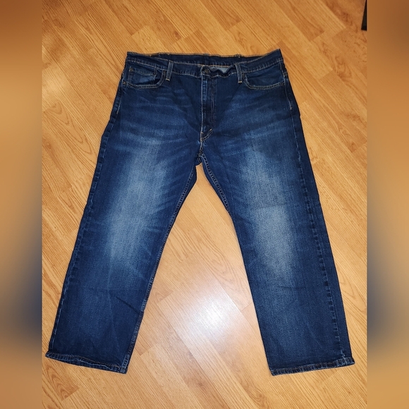 Levis 569 Jeans Men’s 40x30 Blue Denim Relaxed Fit Straight Loose Baggy Dad Norm - Picture 1 of 13